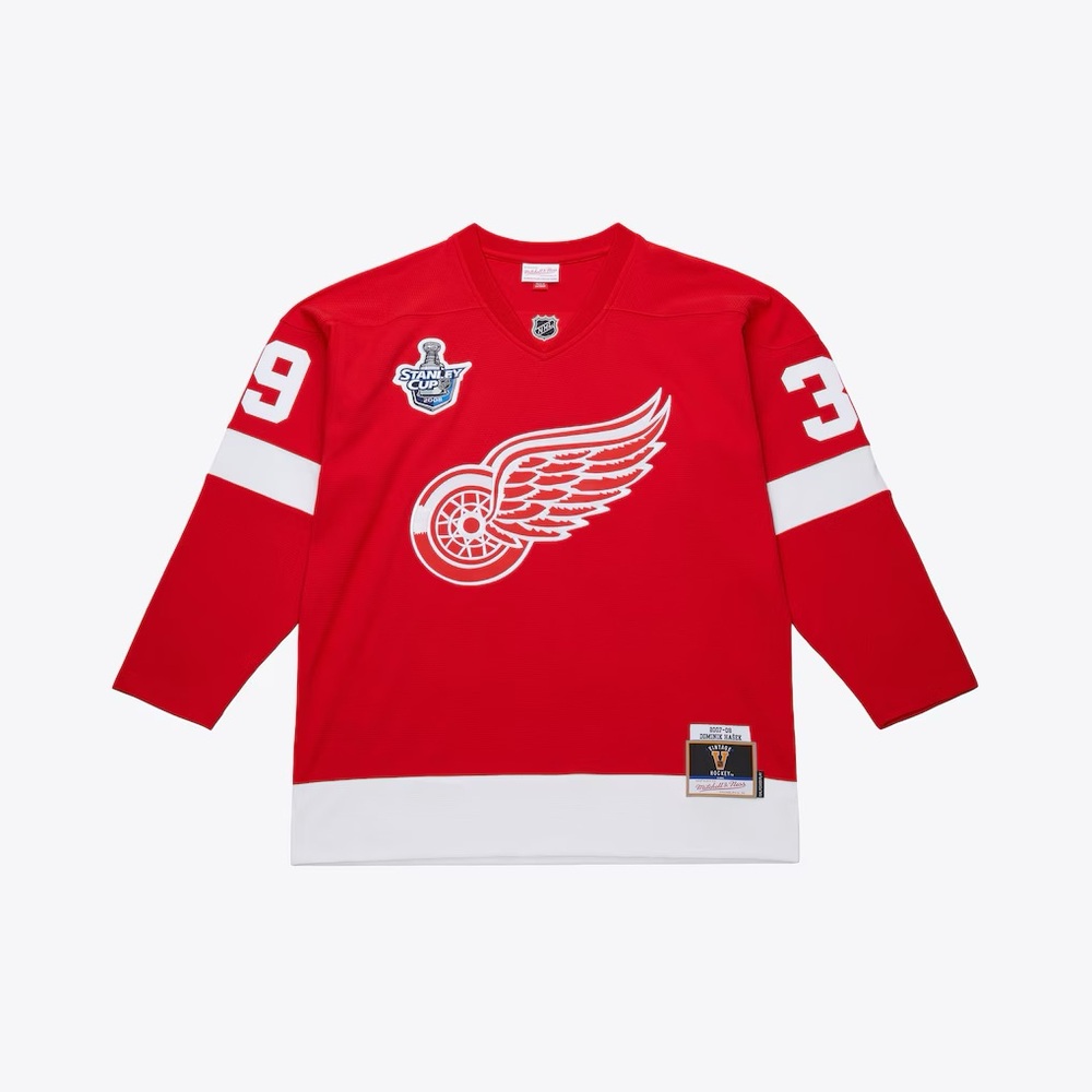 Dominik Hasek Detroit Red Wings Mitchell & Ness 2007-08 Power Play Jersey - Red